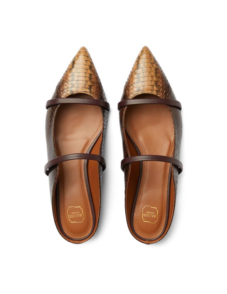 rinascente Malone Souliers Mule serpente con cinturino Maureen