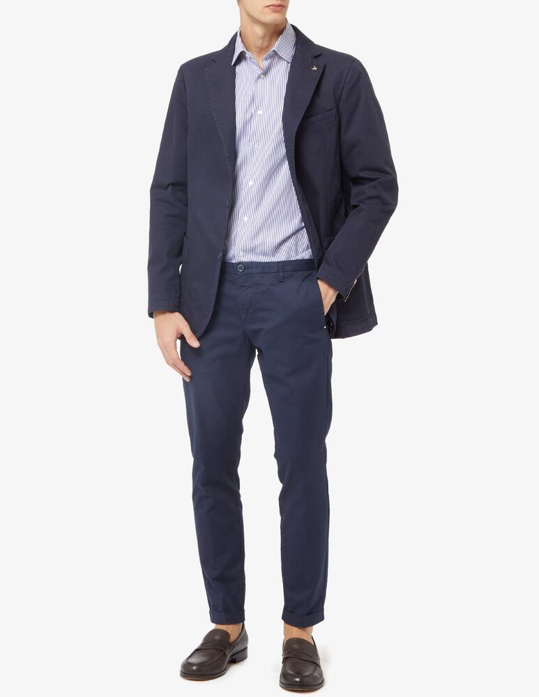 rinascente At.p.co Linen sasa chino trousers