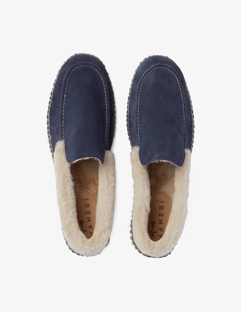 rinascente Manebì Slipon con pelo - Blu