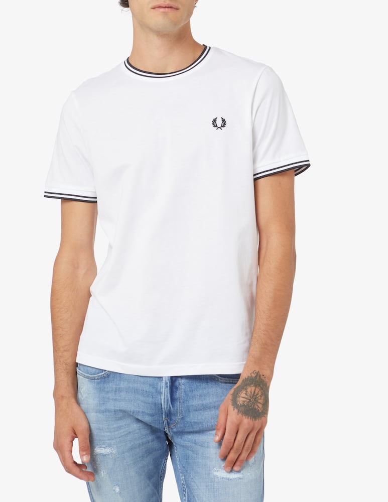 Fred Perry Basic profiles t-shirt - white - picture 1 Fred Perry Basic profiles t-shirt - white - picture 1