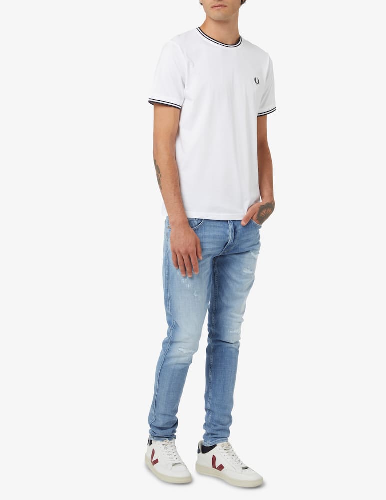 rinascente Fred Perry Maglietta basic profili - bianco