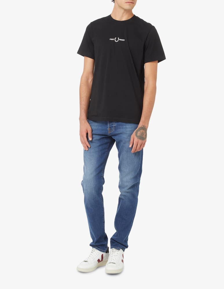 rinascente Fred Perry Central logo t-shirt - black