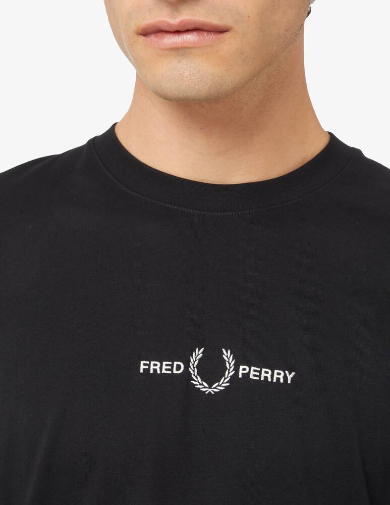 rinascente Fred Perry Central logo t-shirt - black