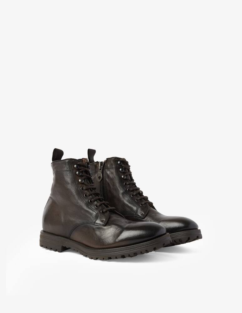 rinascente Sturlini Stivaletti stringati in pelle - Marrone