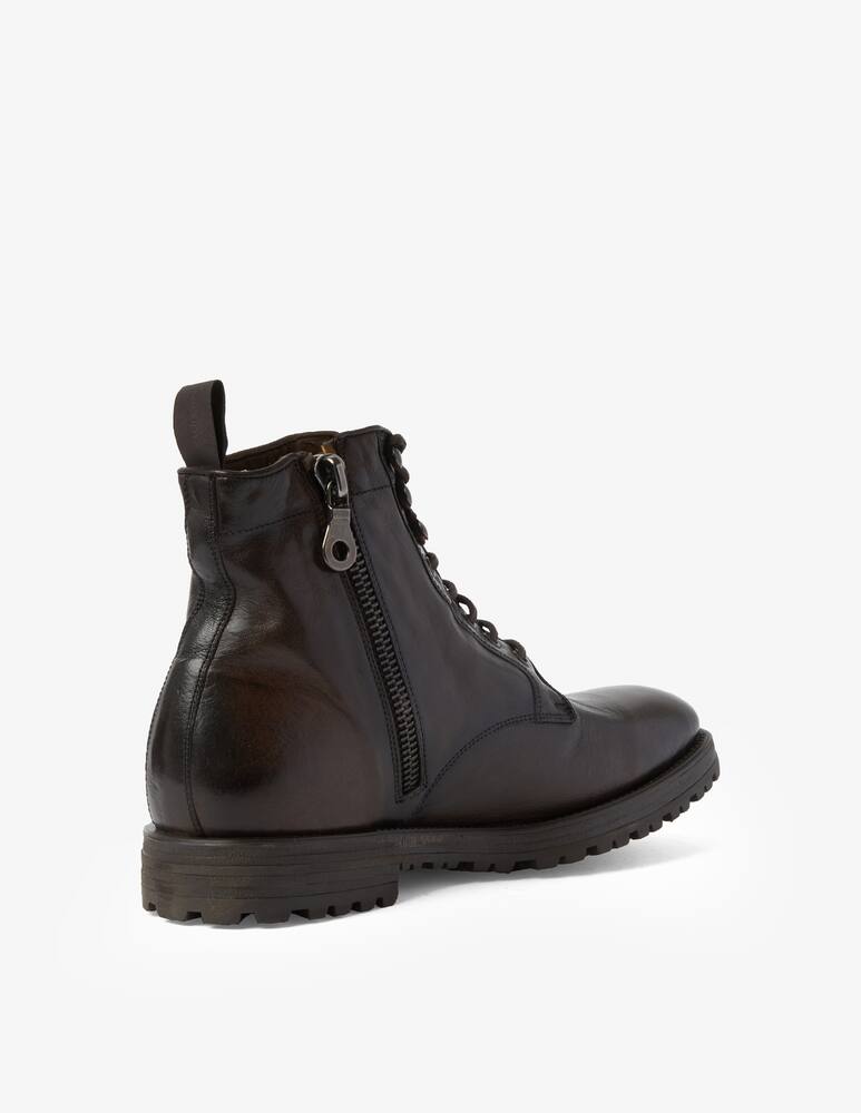 rinascente Sturlini Stivaletti stringati in pelle - Marrone