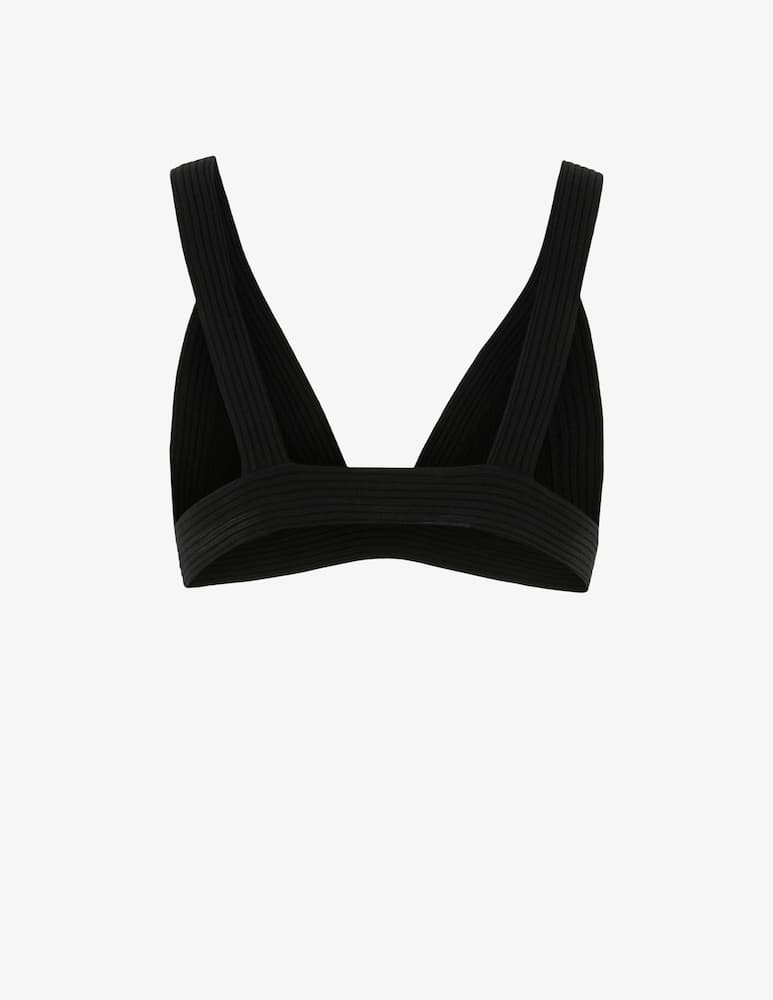 rinascente Not After Ten Triangle top  - Black