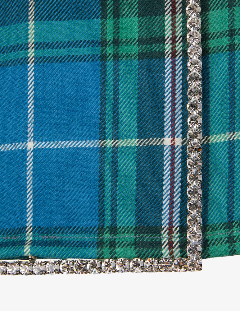 rinascente Not After Ten Jewel mini skirt  - Green