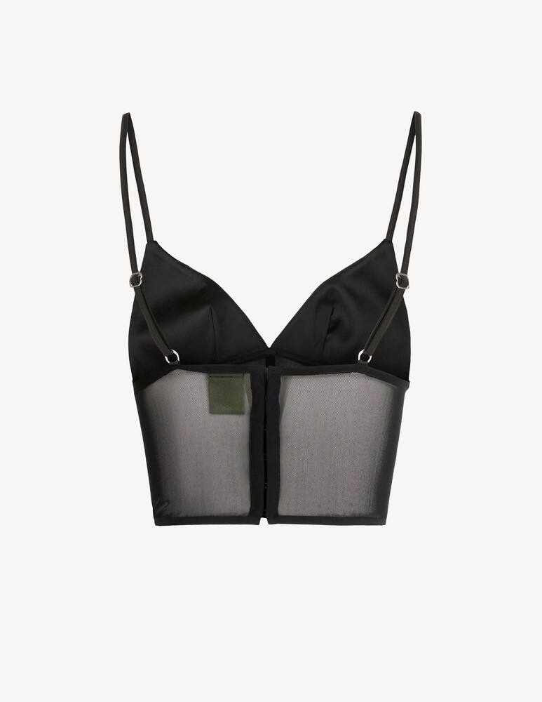 rinascente Not After Ten Top crop - Nero