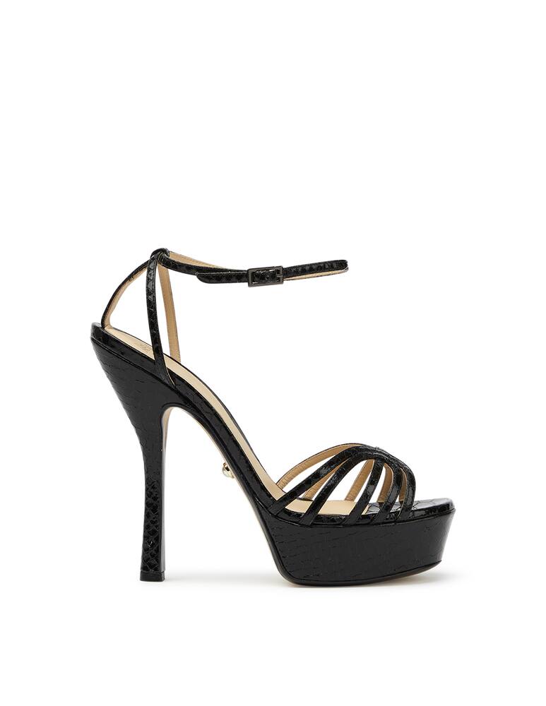 Alevì Caterina Snake Jet sandals - picture 1 Alevì Caterina Snake Jet sandals - picture 1