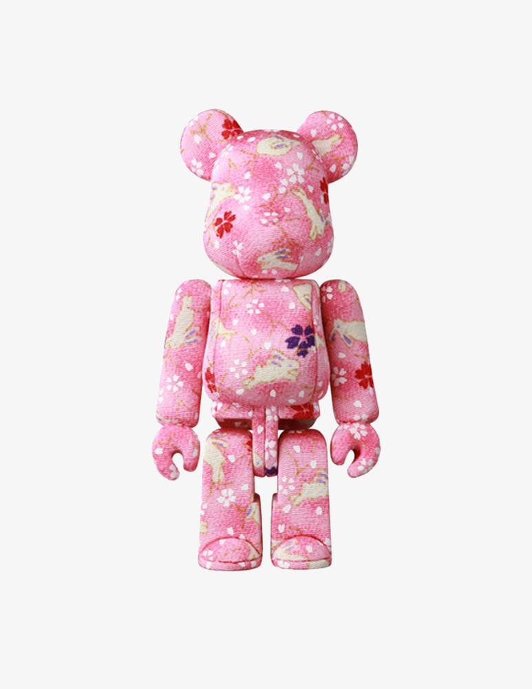 Medicom Toy Bearbrick Kimekomi Rabbits Cherry Blossoms - immagine 1