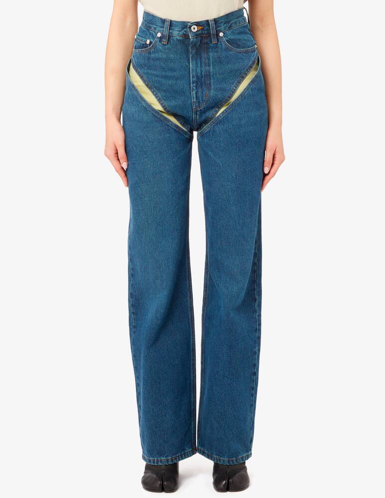 Y/Project Jeans cut-out evergreen - immagine 1 Y/Project Jeans cut-out evergreen - immagine 1