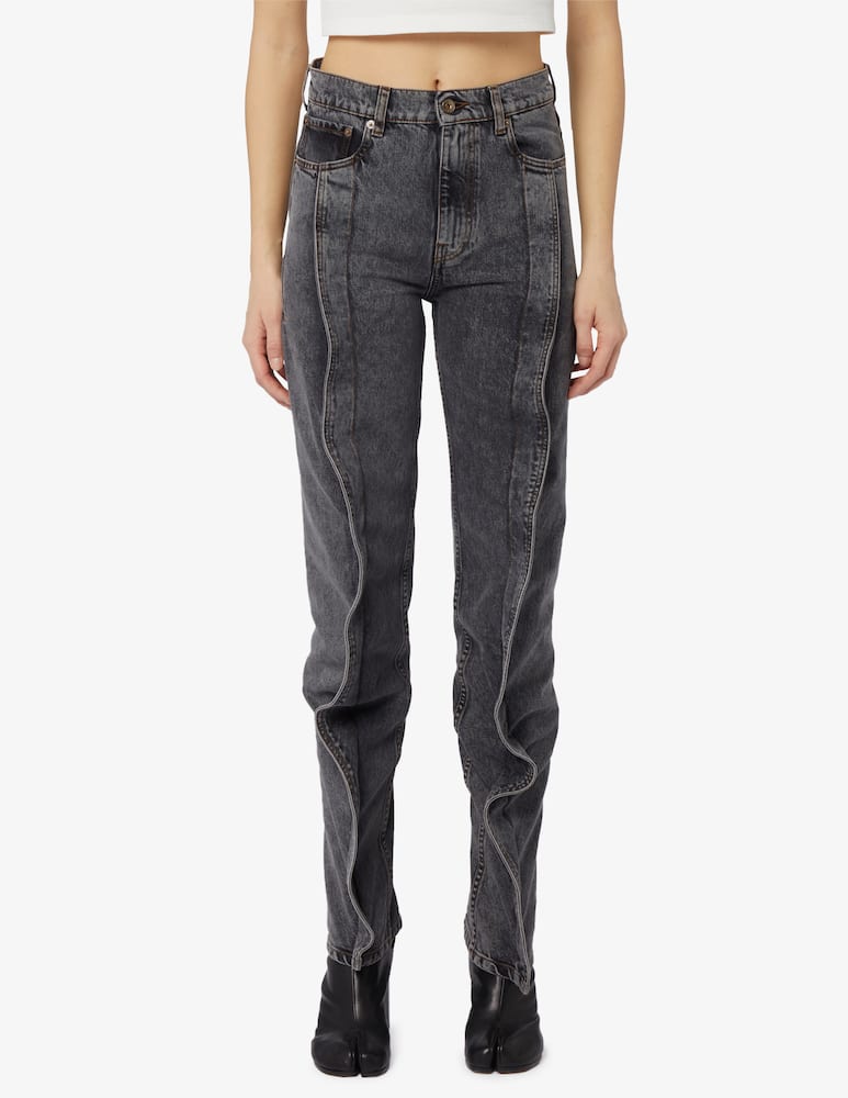 Y/Project Jeans slim a banana Evergreen - immagine 1 Y/Project Jeans slim a banana Evergreen - immagine 1