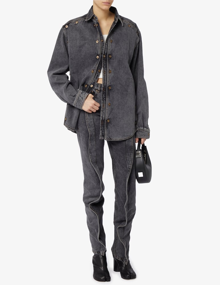 Y/Project Jeans slim a banana Evergreen - immagine 2 Y/Project Jeans slim a banana Evergreen - immagine 2