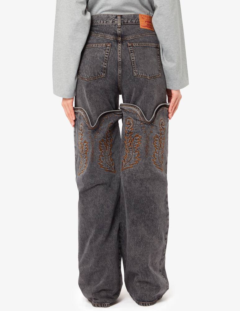 rinascente Y/Project Evergreen maxi cowboy cuff jeans