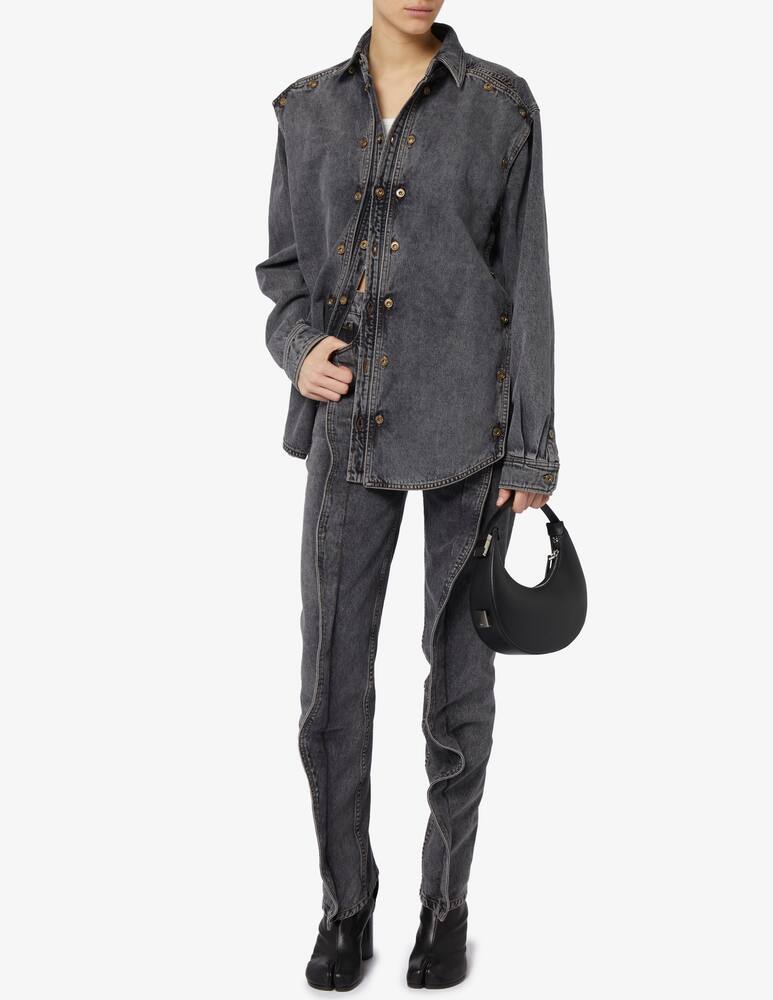 rinascente Y/Project Evergreen snap off denim shirt