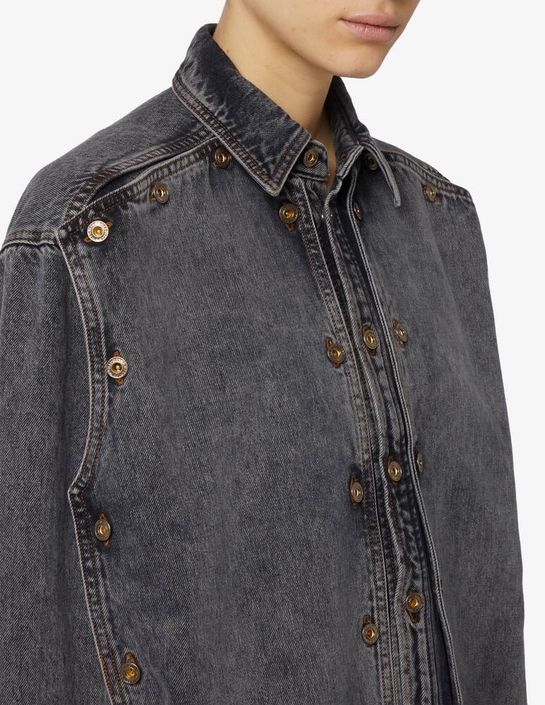 rinascente Y/Project Evergreen snap off denim shirt