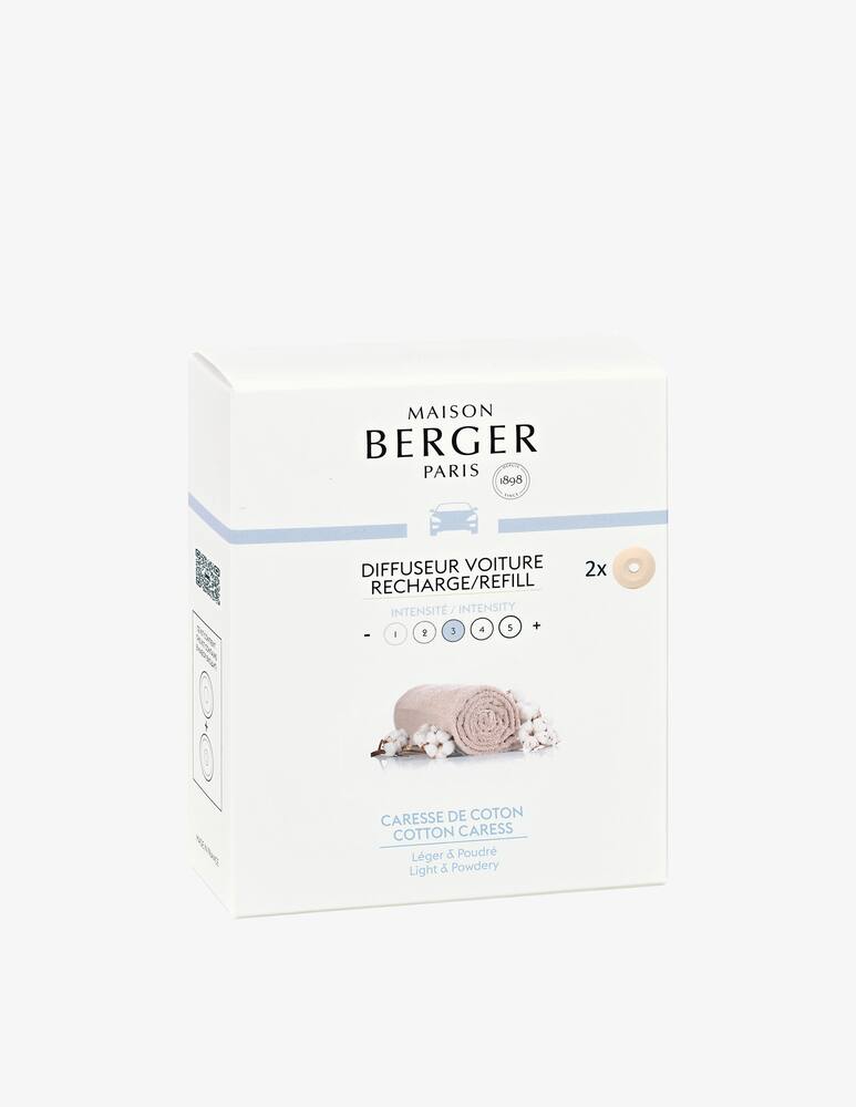 Maison Berger Ricarica Diffusore Auto Caresse de Coton Set 2pz - immagine 1 Maison Berger Ricarica Diffusore Auto Caresse de Coton Set 2pz - immagine 1