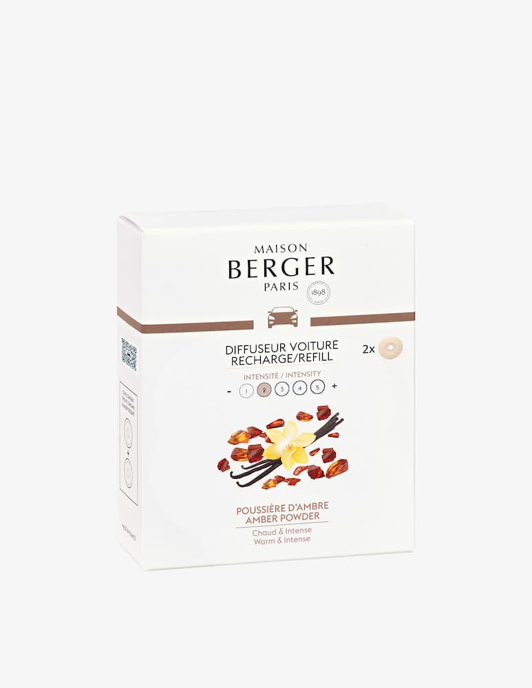 Maison Berger Ricarica Diffusore Auto Poussière d'Ambre Set 2pz - immagine 1 Maison Berger Ricarica Diffusore Auto Poussière d'Ambre Set 2pz - immagine 1