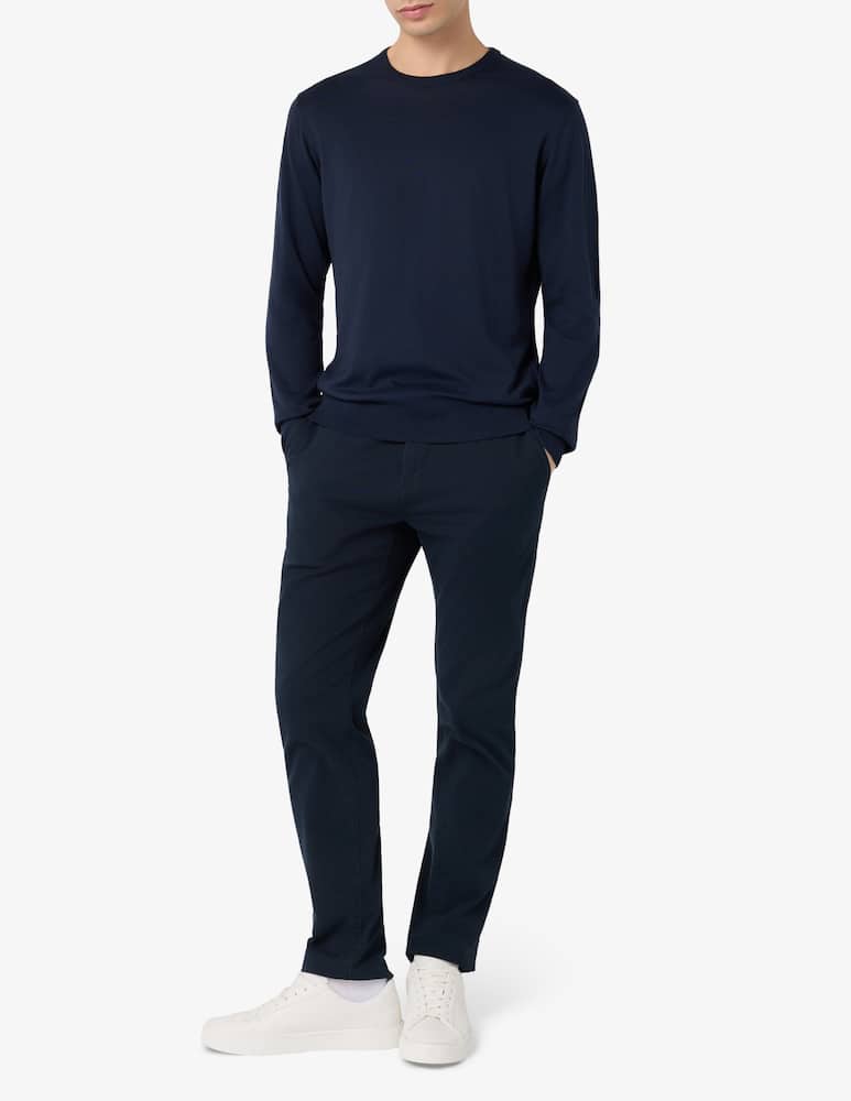 Sartoria Italiana Pima cotton crewneck jumper - picture 2 Sartoria Italiana Pima cotton crewneck jumper - picture 2