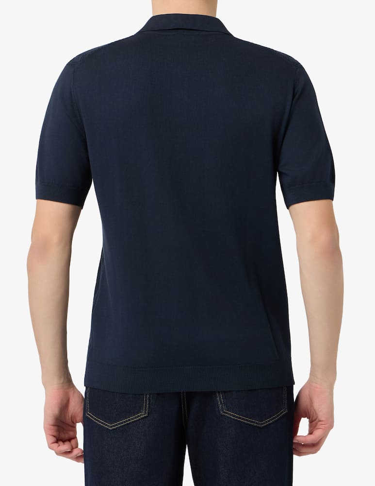 rinascente Sartoria Italiana Textured knit polo shirt