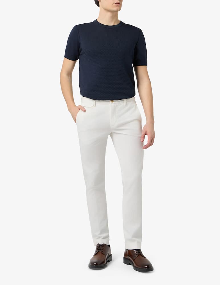 rinascente Sartoria Italiana Maglia punto onda 3D in cotone