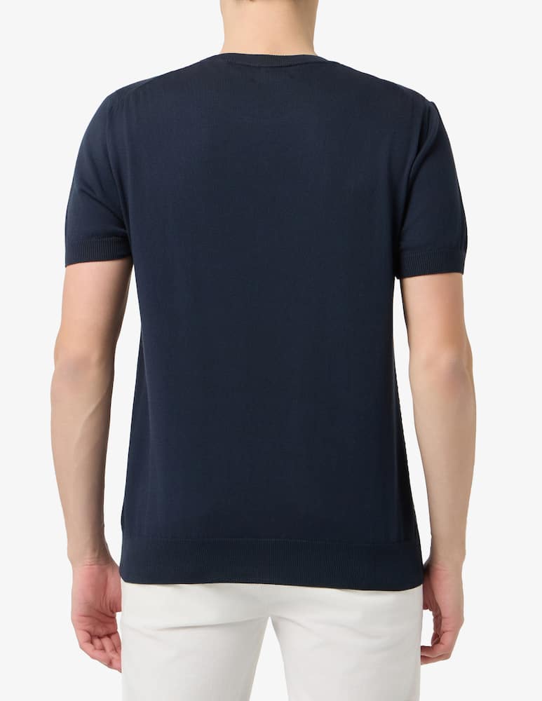 Sartoria Italiana Maglia punto onda 3D in cotone - immagine 3 Sartoria Italiana Maglia punto onda 3D in cotone - immagine 3
