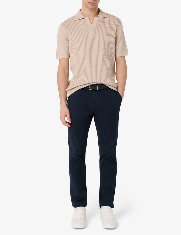 rinascente Sartoria Italiana Polo scollo a V intrecciata