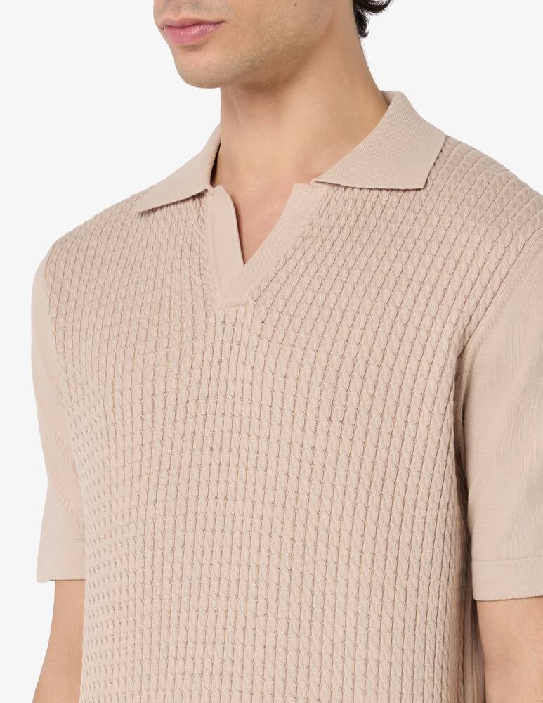 rinascente Sartoria Italiana Polo scollo a V intrecciata