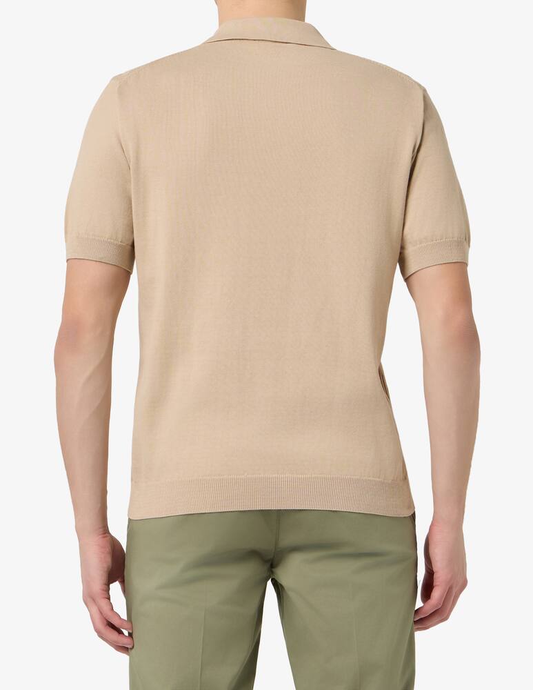 rinascente Sartoria Italiana Wave knit polo shirt