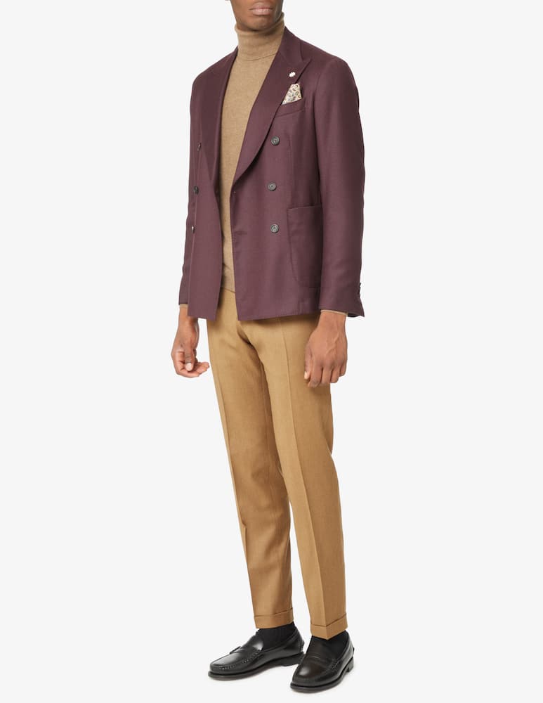 rinascente Manuel Ritz Blazer doppio petto in flanella - Marrone