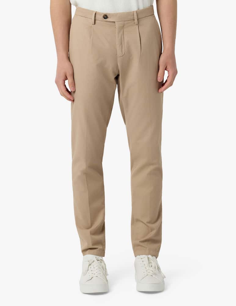 Yan Simmon Linen blend tailored trousers - picture 1 Yan Simmon Linen blend tailored trousers - picture 1