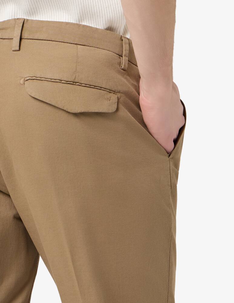 rinascente Yan Simmon Pantaloni una pince in misto lino regular fit