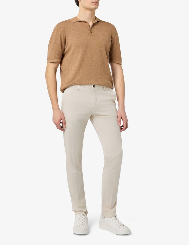 Yan Simmon Pantaloni slim fit in raso - immagine 2 Yan Simmon Pantaloni slim fit in raso - immagine 2