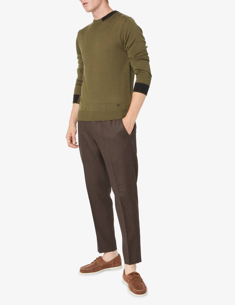 rinascente Manuel Ritz Maglia girocollo in misto lana - Oliva