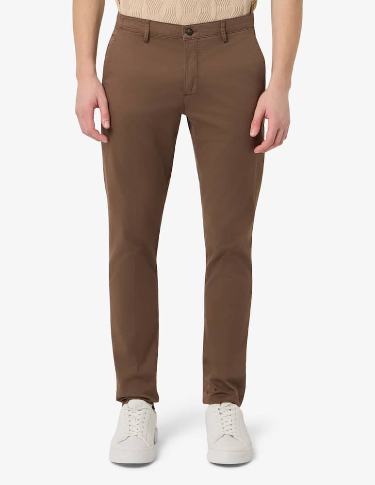 Yan Simmon Pantaloni slim fit in raso - immagine 1 Yan Simmon Pantaloni slim fit in raso - immagine 1