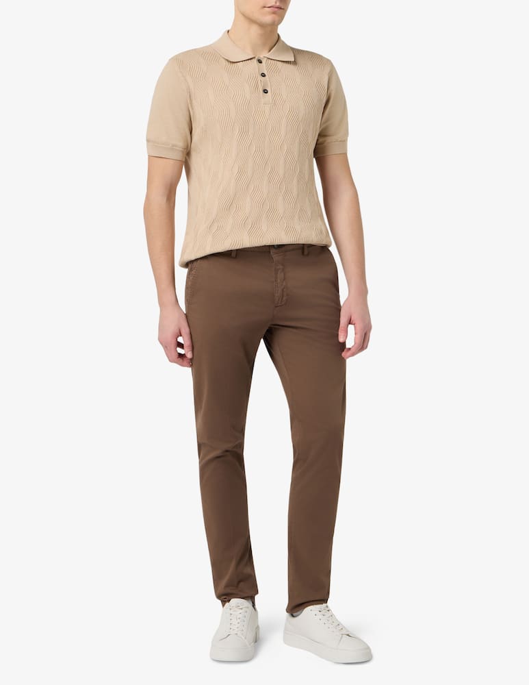 Yan Simmon Pantaloni slim fit in raso - immagine 2 Yan Simmon Pantaloni slim fit in raso - immagine 2