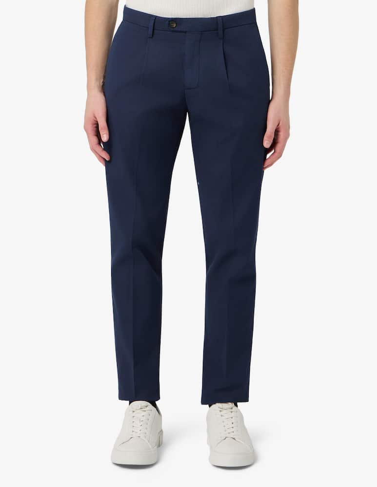 rinascente Yan Simmon Linen blend tailored trousers