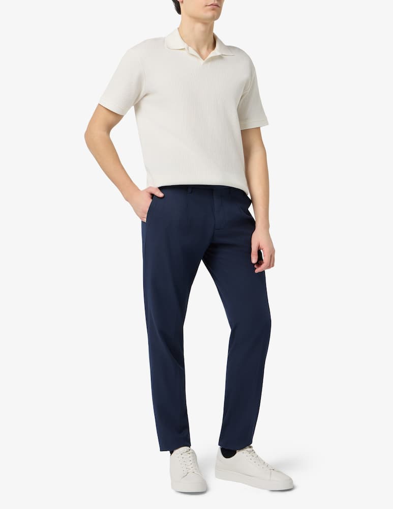 rinascente Yan Simmon Linen blend tailored trousers