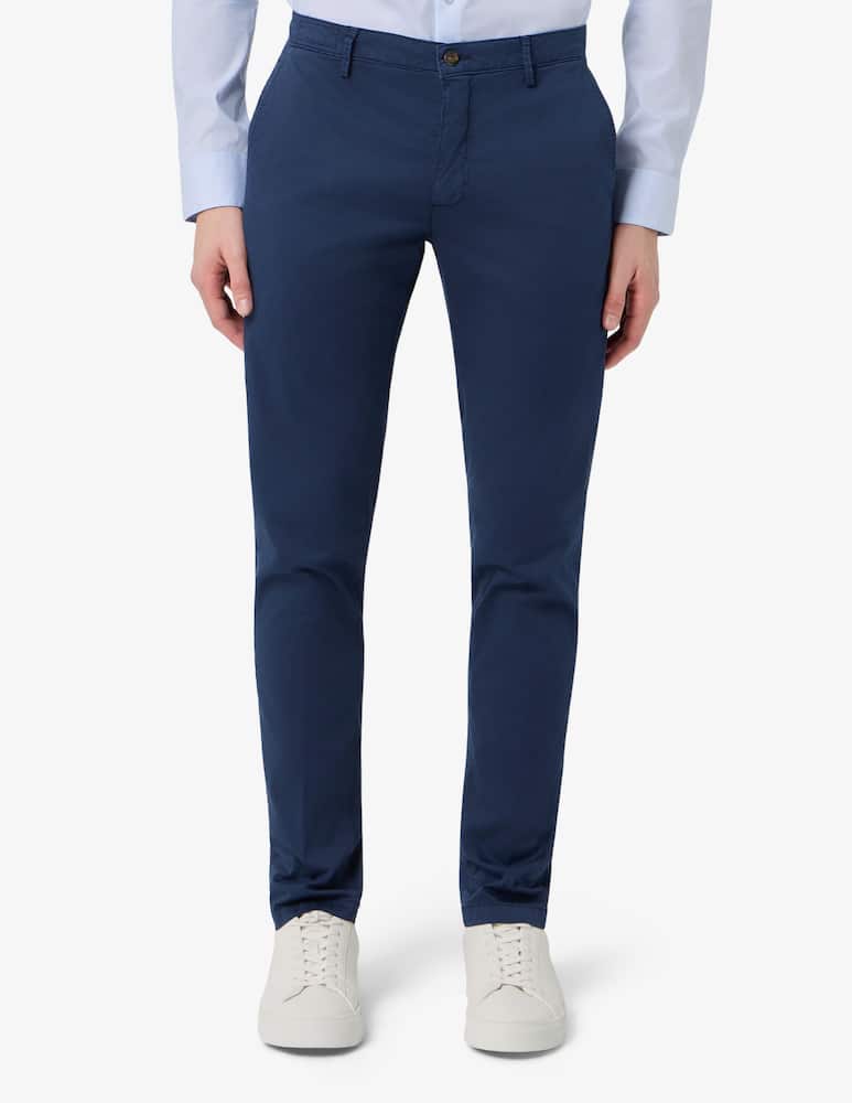 Yan Simmon Pantaloni slim fit in raso - immagine 1 Yan Simmon Pantaloni slim fit in raso - immagine 1