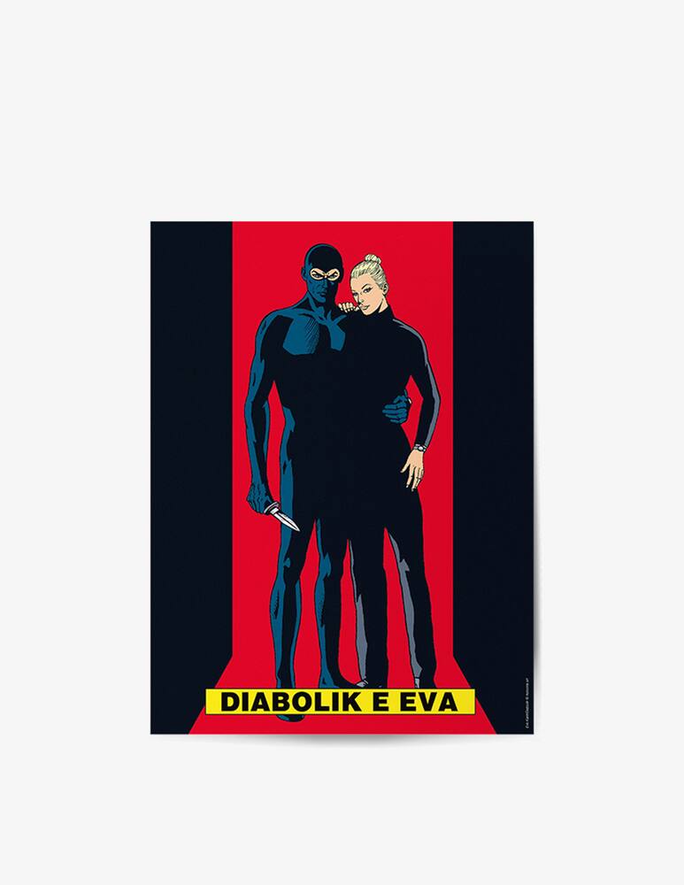 rinascente Eva Kant Eva + Diabolik Pugnale  Poster