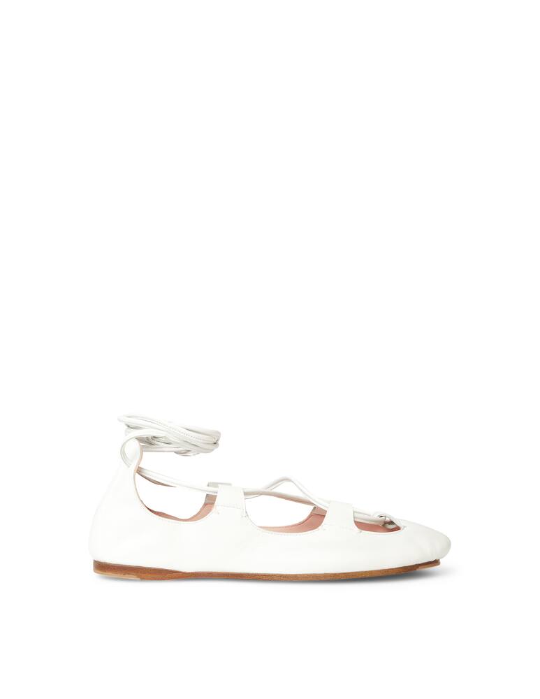 rinascente Lanvin Ghillie ballet flat