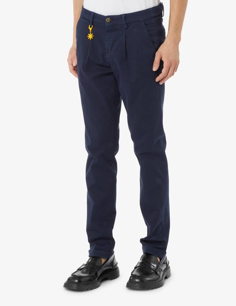 rinascente Manuel Ritz Pantaloni gabardina - Blu