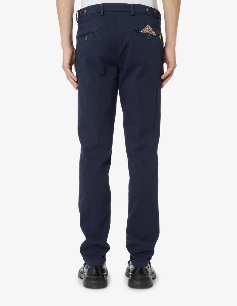 rinascente Manuel Ritz Pantaloni gabardina - Blu