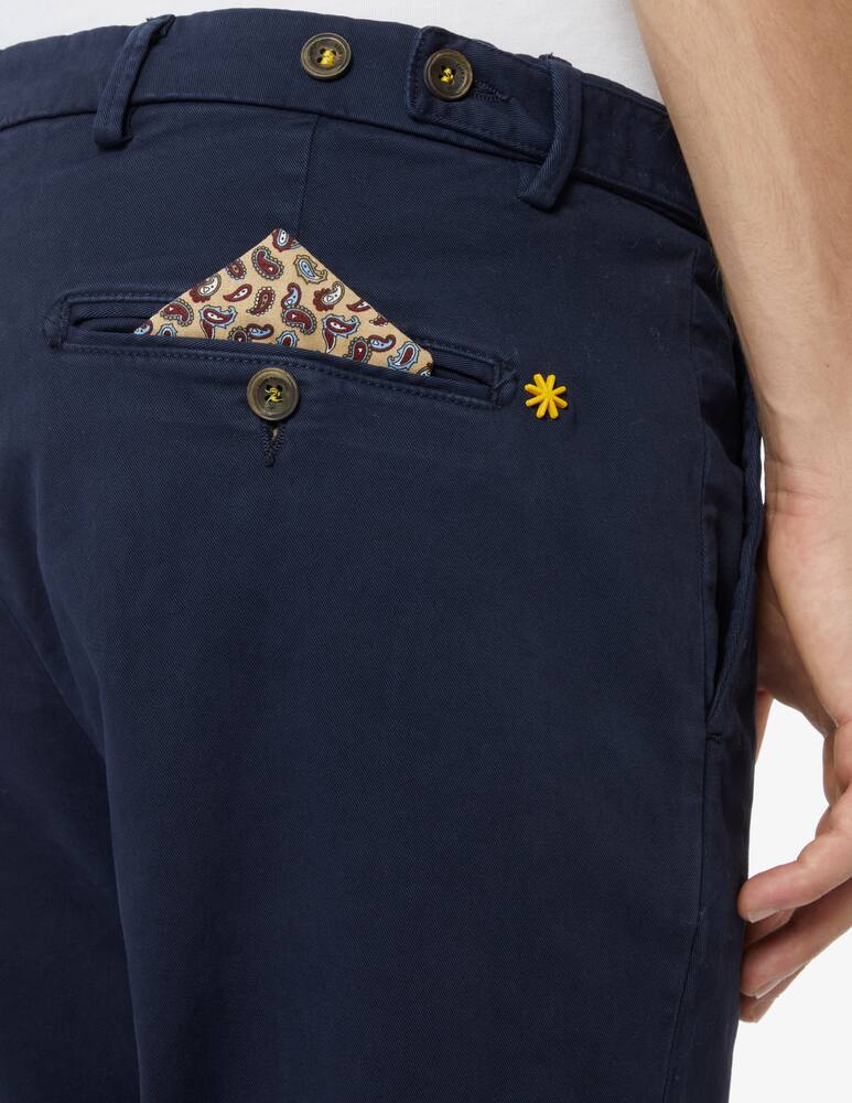 rinascente Manuel Ritz Pantaloni gabardina - Blu