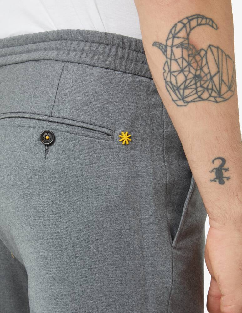 rinascente Manuel Ritz Pantaloni in flanella - Grigio