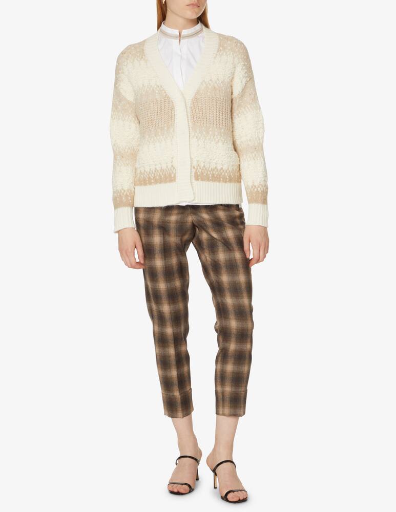 rinascente Peserico Camicia scollo alla coreana - Bianco