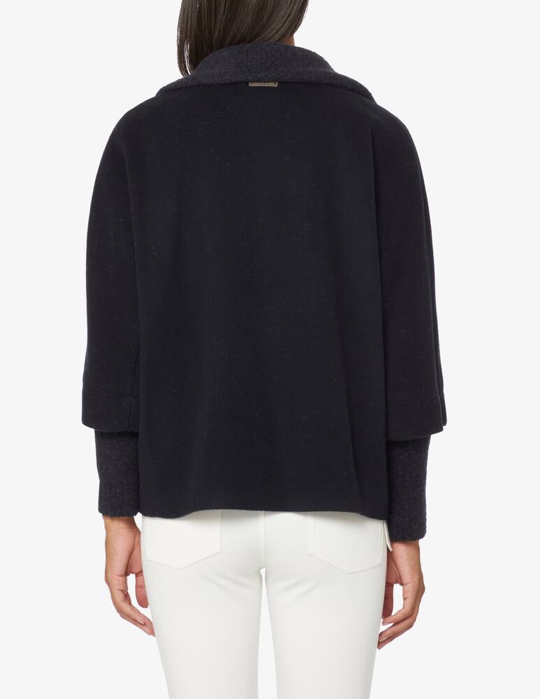 rinascente Peserico Cappa ammagliata - Nero