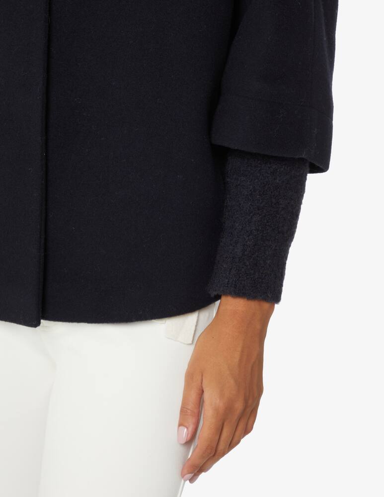 rinascente Peserico Cappa ammagliata - Nero