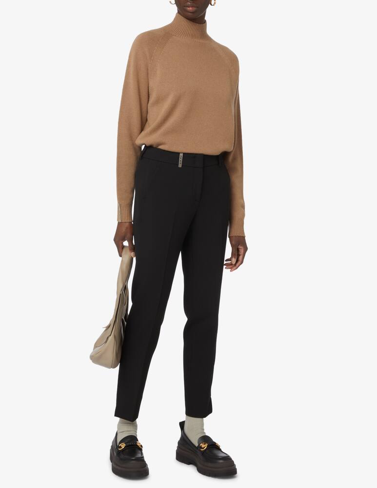 rinascente Peserico Maglione a collo alto in lana - Marrone