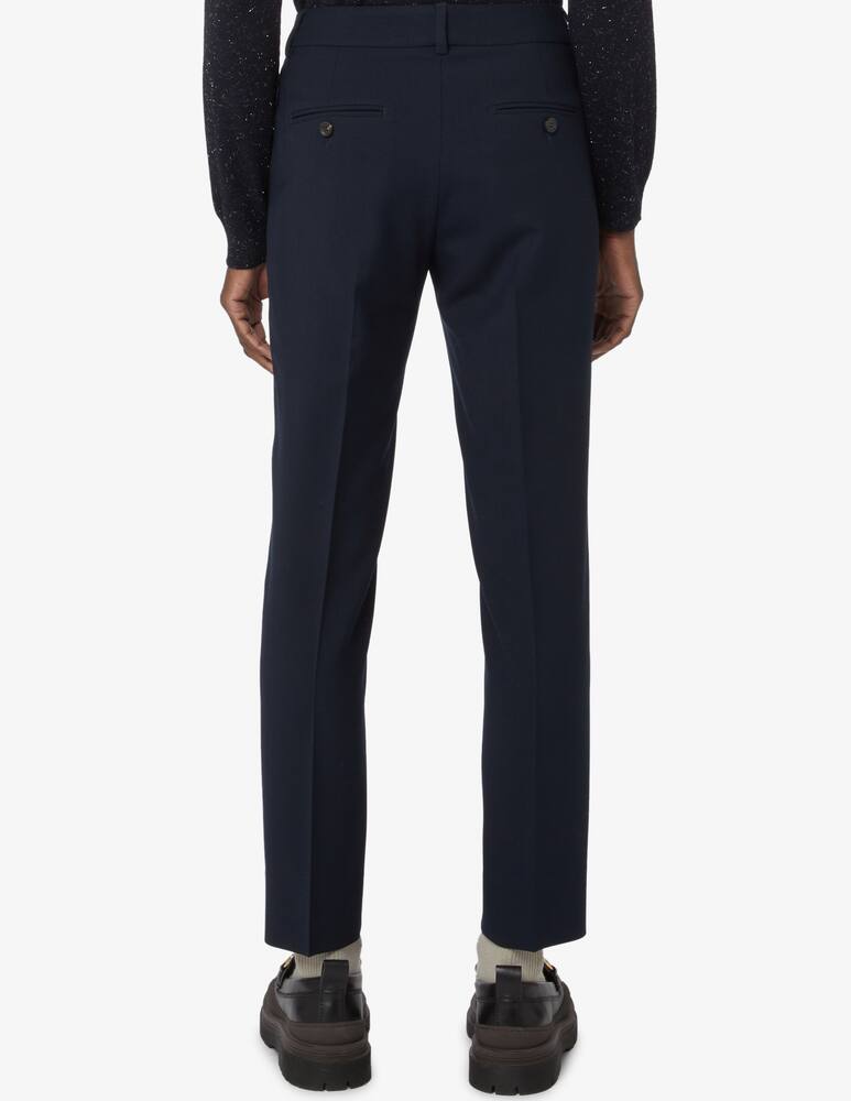 rinascente Peserico Pantaloni a sigaretta in misto lana - Nero